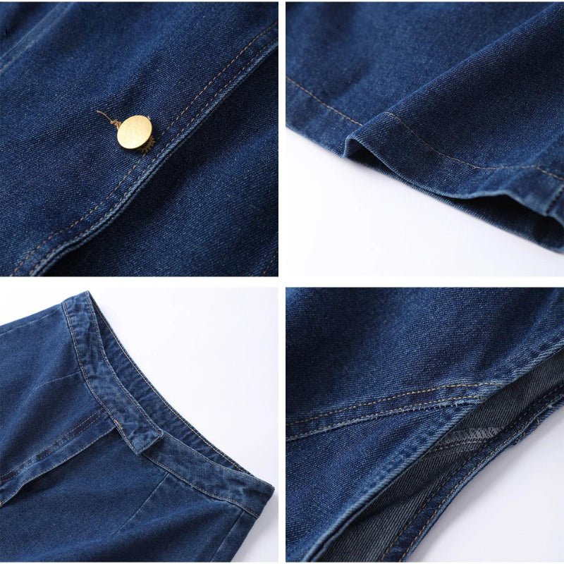 Lässiges zweiteiliges Denim - Set für mühelosen Stil - Livezo