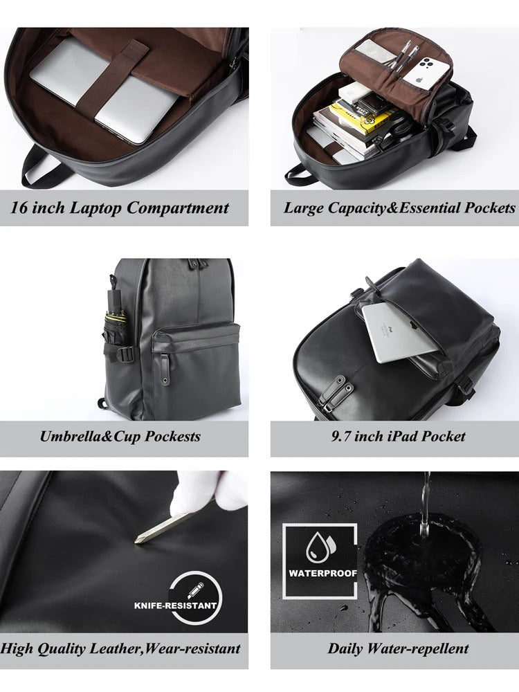 Leather Backpack for Work & Travel - Harren Cole