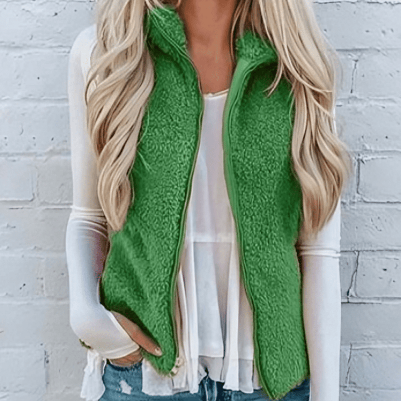 Leichte gemütliche Fleeceweste zum Schichten - Livezo