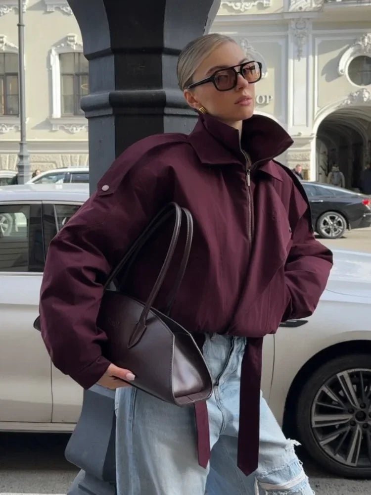 Leichte gesteppte Bomberjacke - Livezo