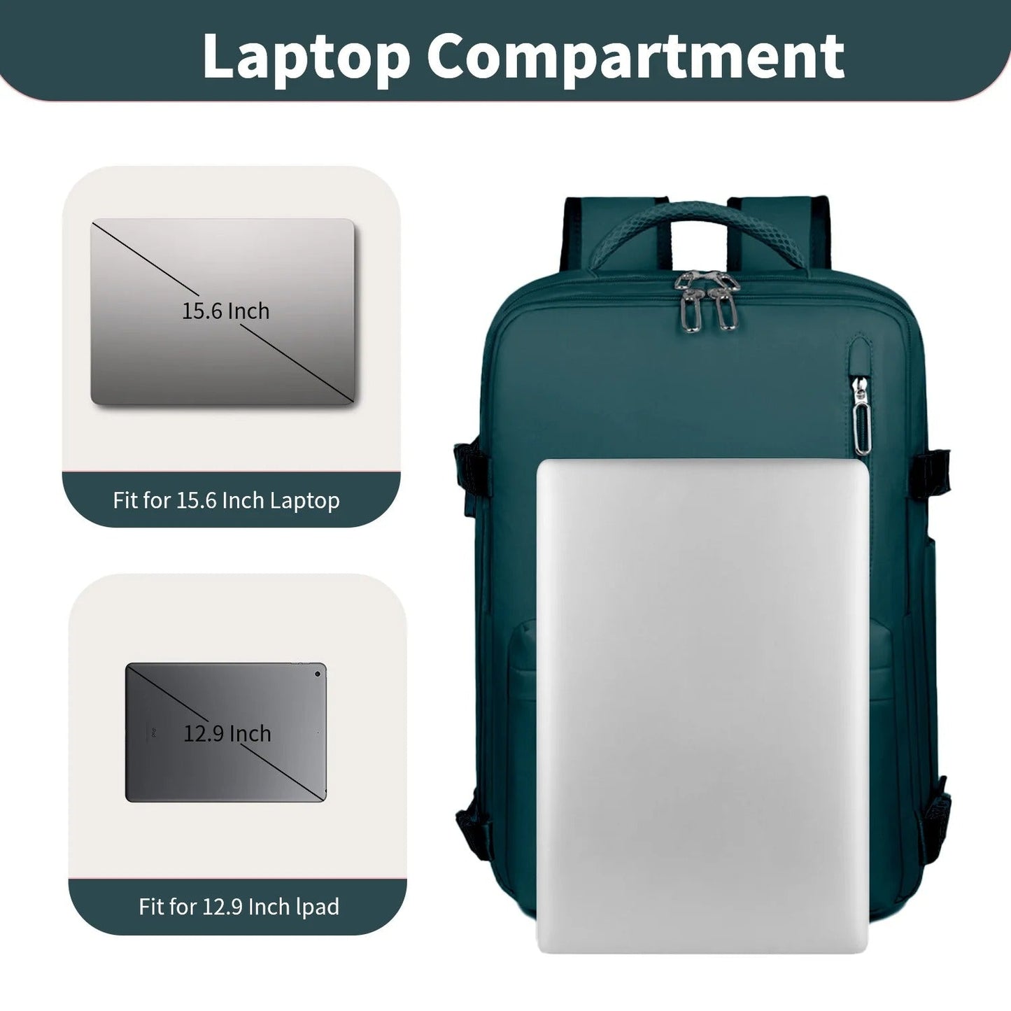 Lightweight Travel Backpack with Spacious Design - Harren Cole