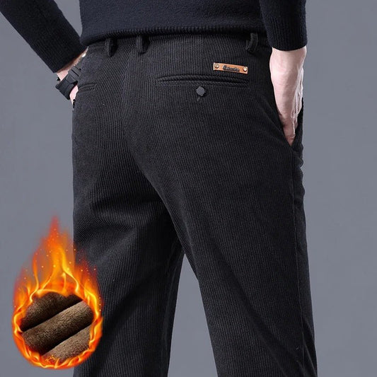 Lined Corduroy Pants for Cold Weather - Harren Cole