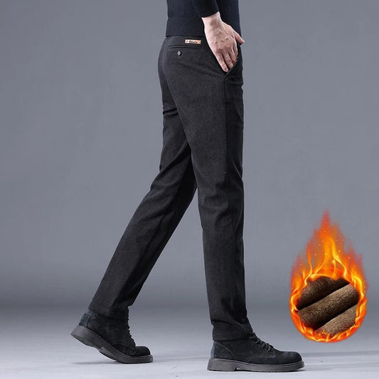 Lined Corduroy Pants for Cold Weather - Harren Cole