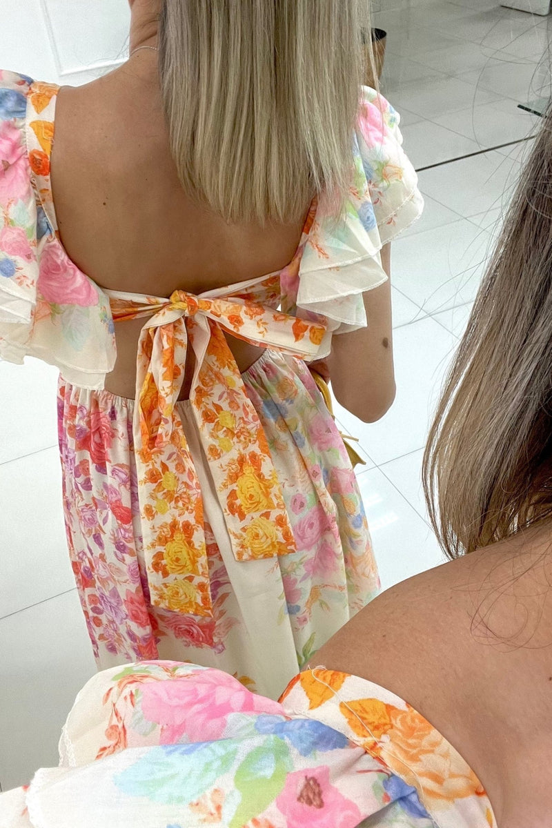 Linne – Sommerkleid mit Blumenmuster - Livezo