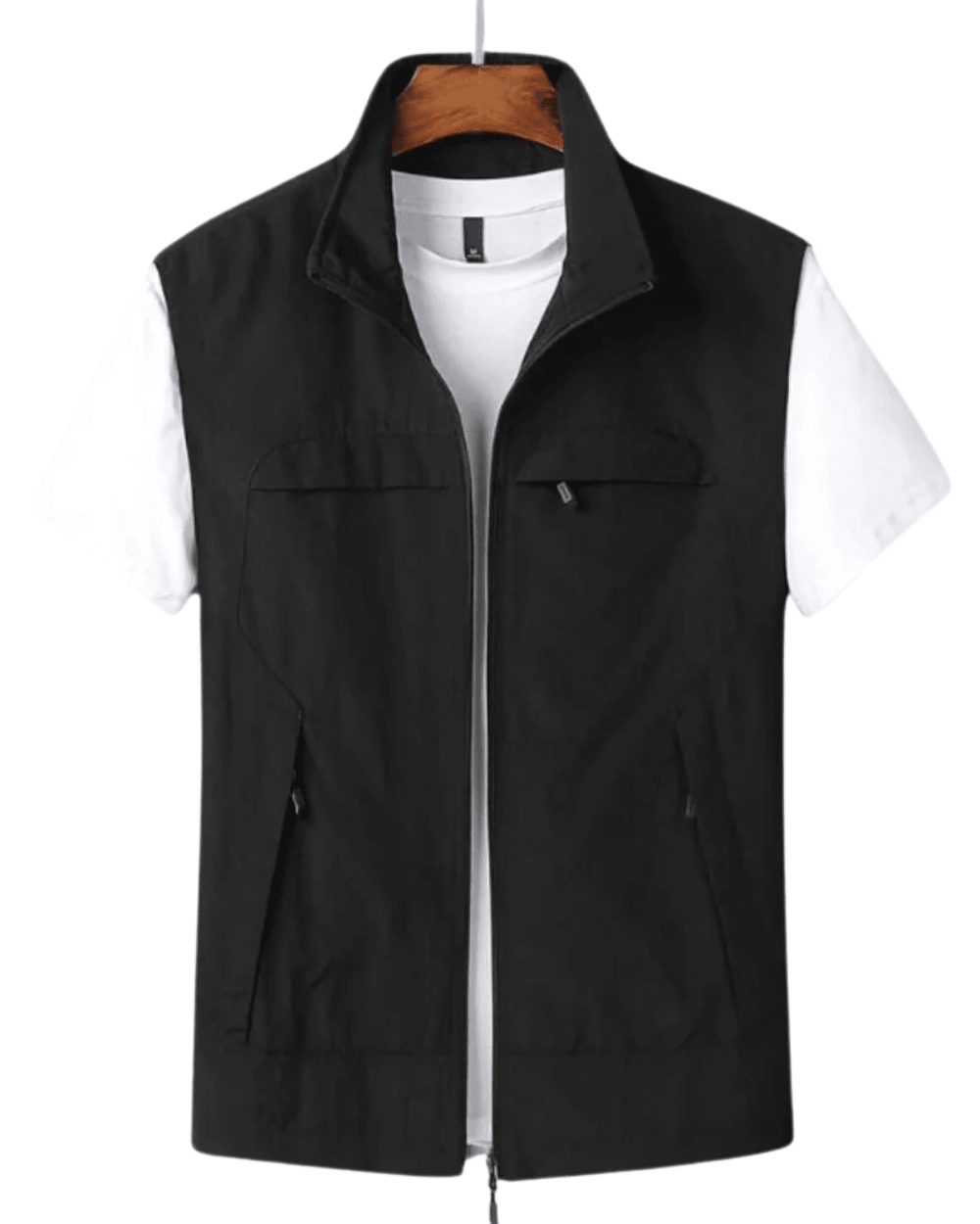 Longline Open Front Ribbed Trim Cardigan - Harren Cole