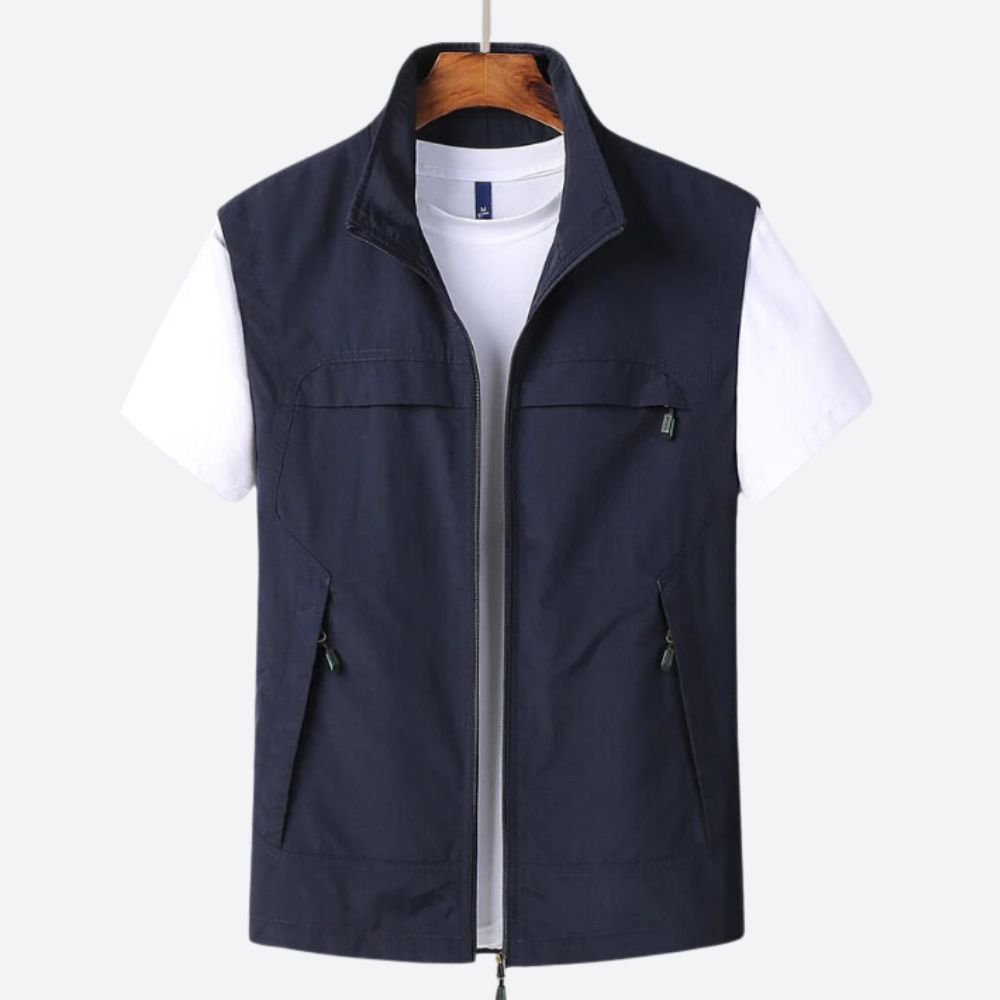 Longline Open Front Ribbed Trim Cardigan - Harren Cole