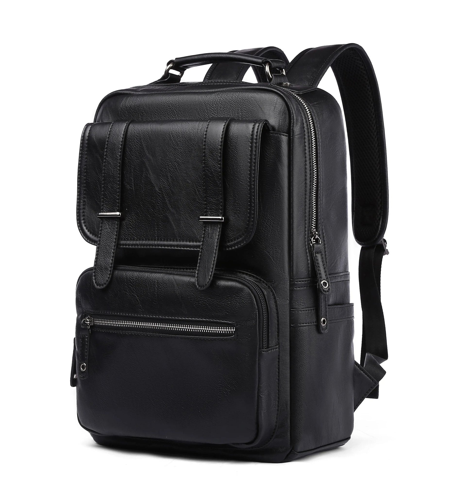 Luxury Leather Travel Backpack with Smart Organization - Harren Cole
