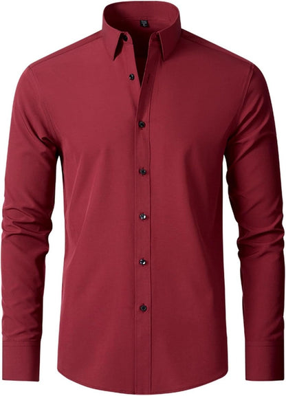 Men’s Business Shirt with Button Placket - Harren Cole