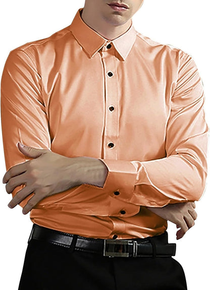 Men’s Business Shirt with Button Placket - Harren Cole