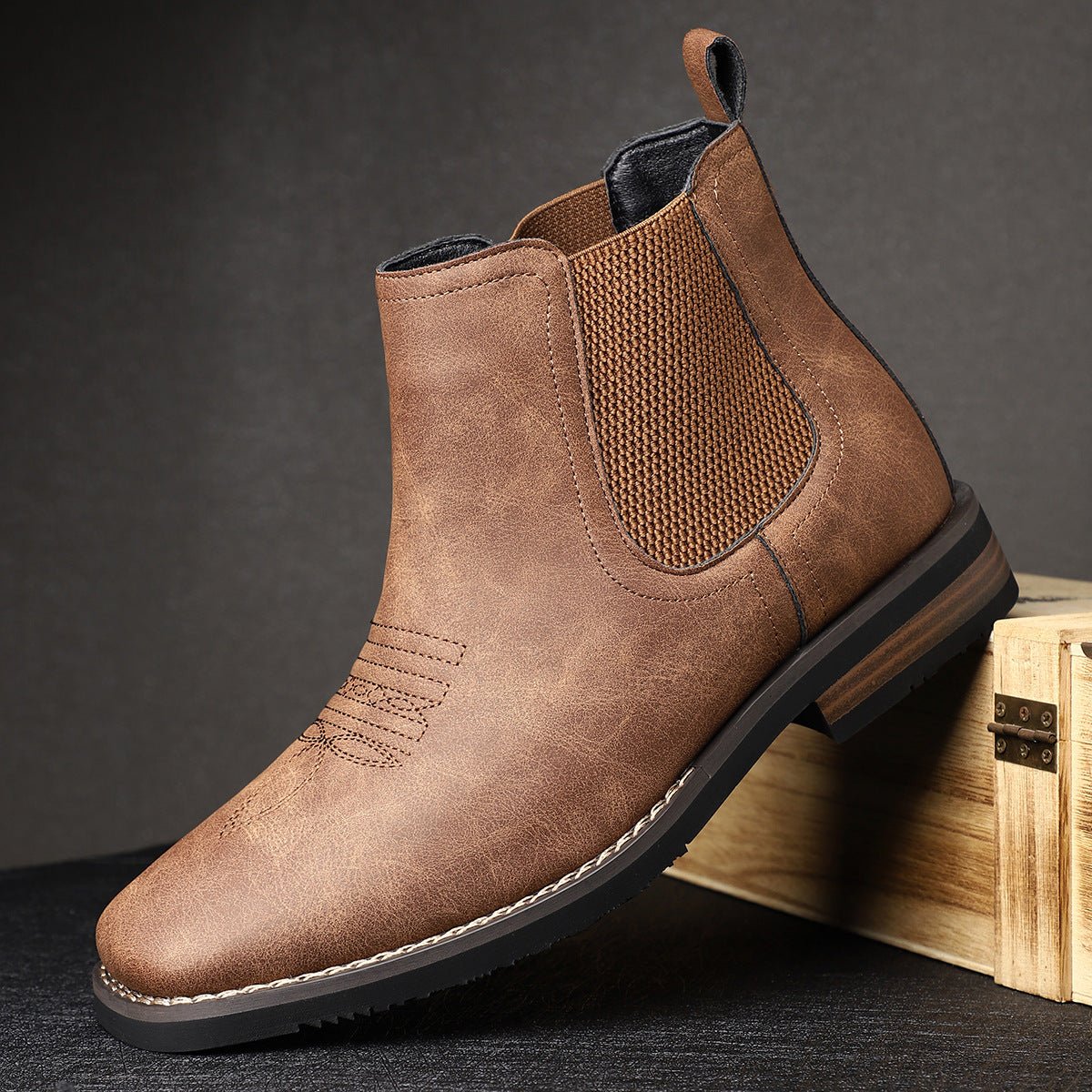 Men's Classic Leather Boots - Harren Cole