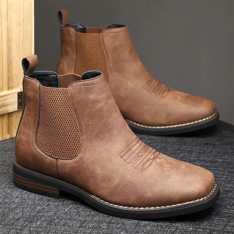 Men's Classic Leather Boots - Harren Cole