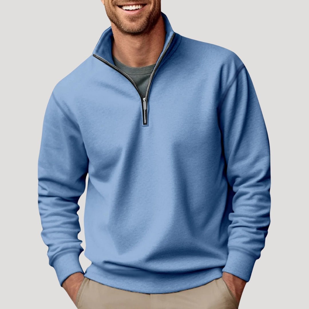 Men's Classic Quarter-Zip Sweater - Harren Cole