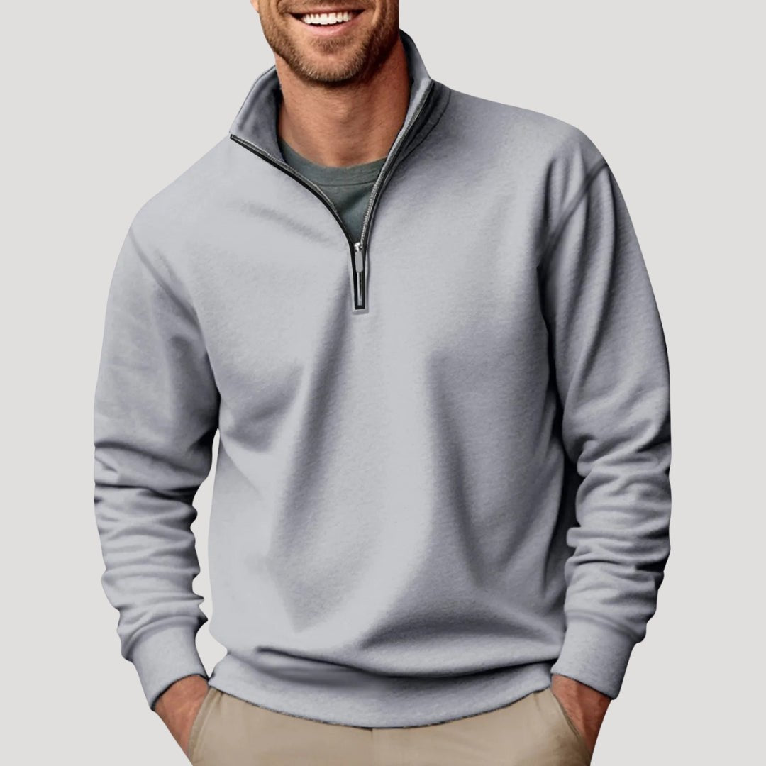 Men's Classic Quarter-Zip Sweater - Harren Cole