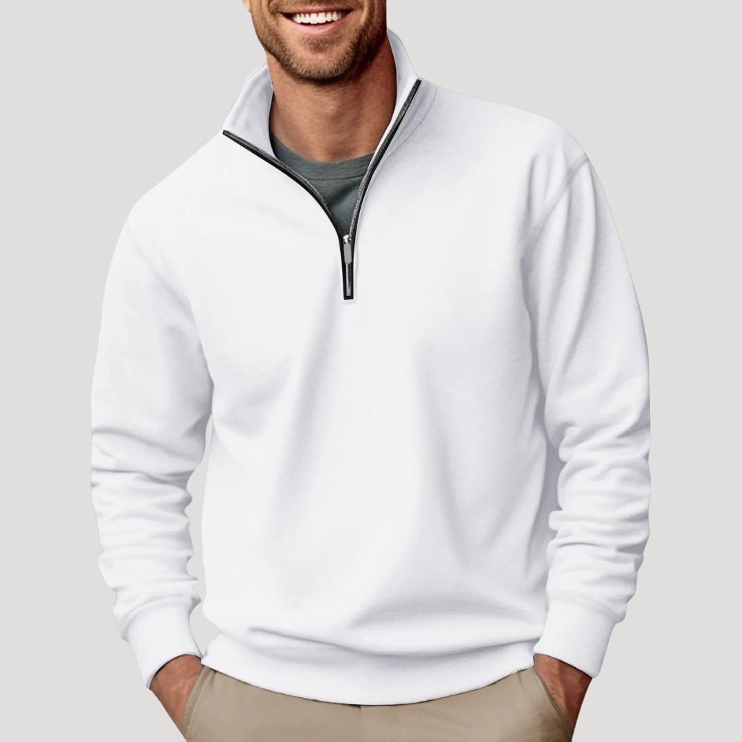 Men's Classic Quarter-Zip Sweater - Harren Cole
