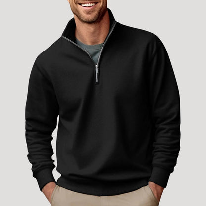 Men's Classic Quarter-Zip Sweater - Harren Cole