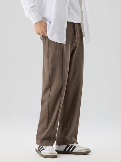 Men's Comfortable Pleated Trousers - Harren Cole