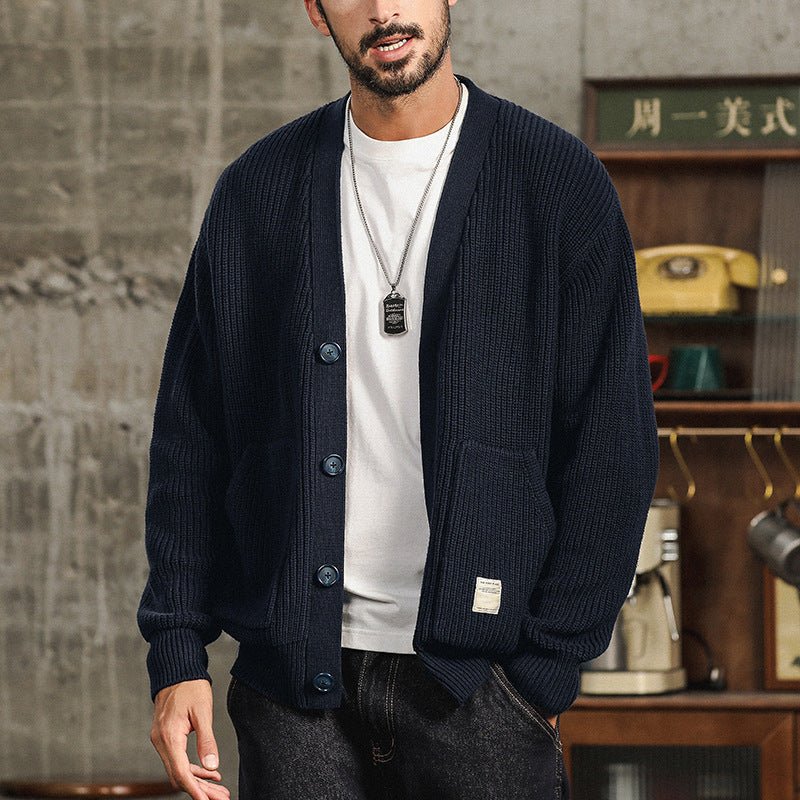 Men’s Knit Cardigan Sweater - Harren Cole