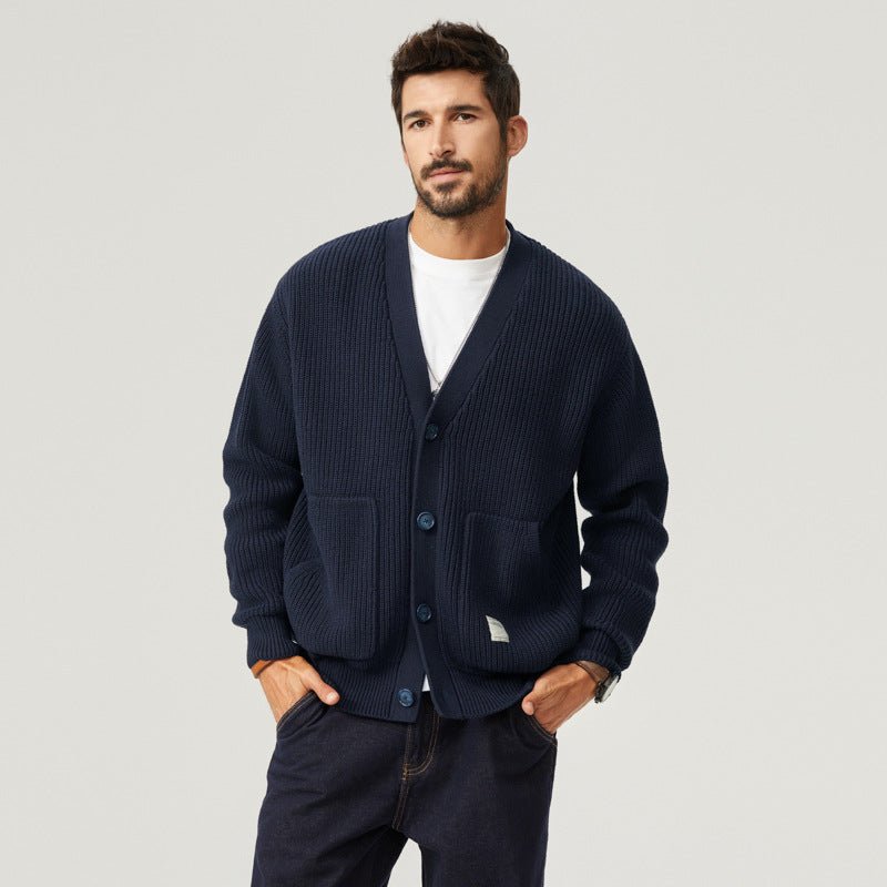 Men’s Knit Cardigan Sweater - Harren Cole