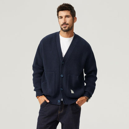 Men’s Knit Cardigan Sweater - Harren Cole