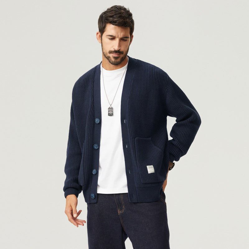 Men’s Knit Cardigan Sweater - Harren Cole