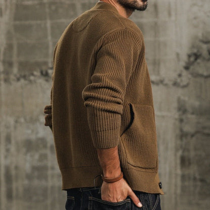 Men’s Knit Cardigan Sweater - Harren Cole