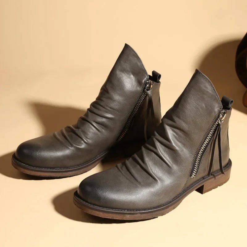 Men's Leather Boots Classic Everyday Style - Harren Cole