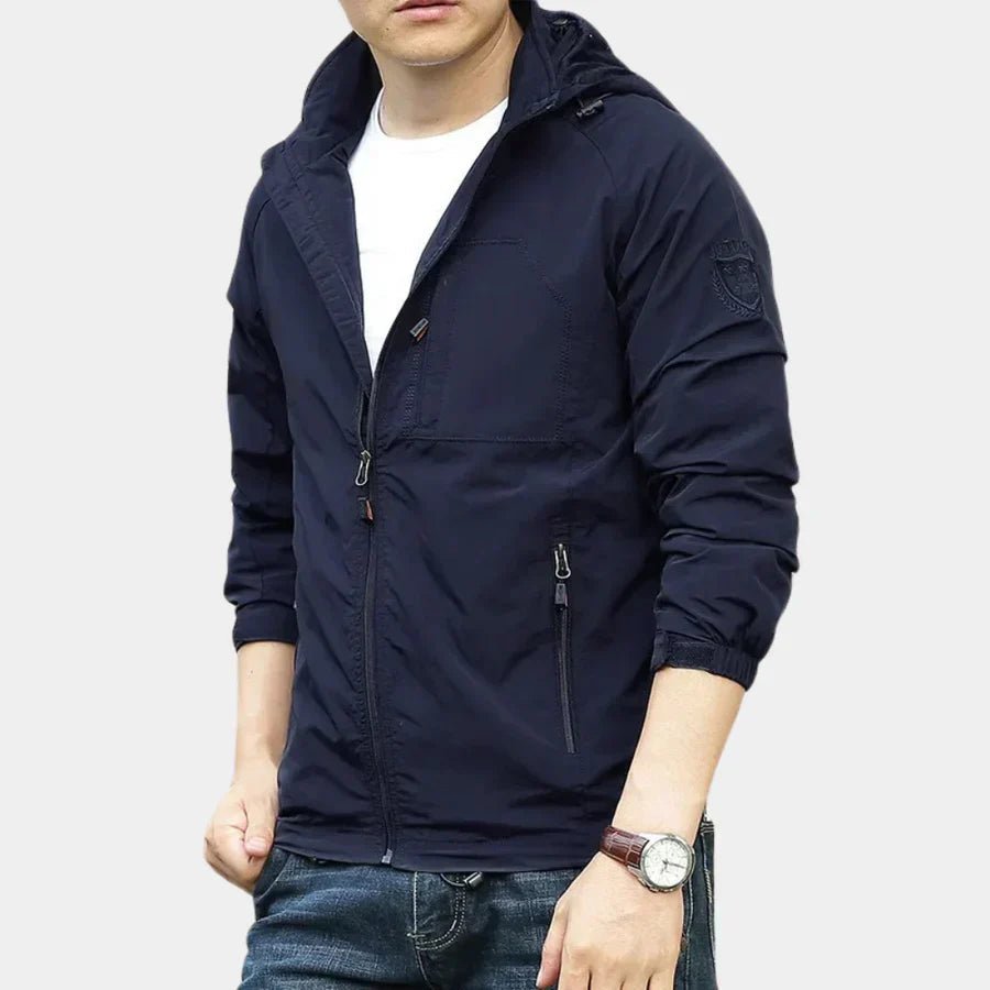 Men's Lightweight Breathable Cargo Jacket - Harren Cole