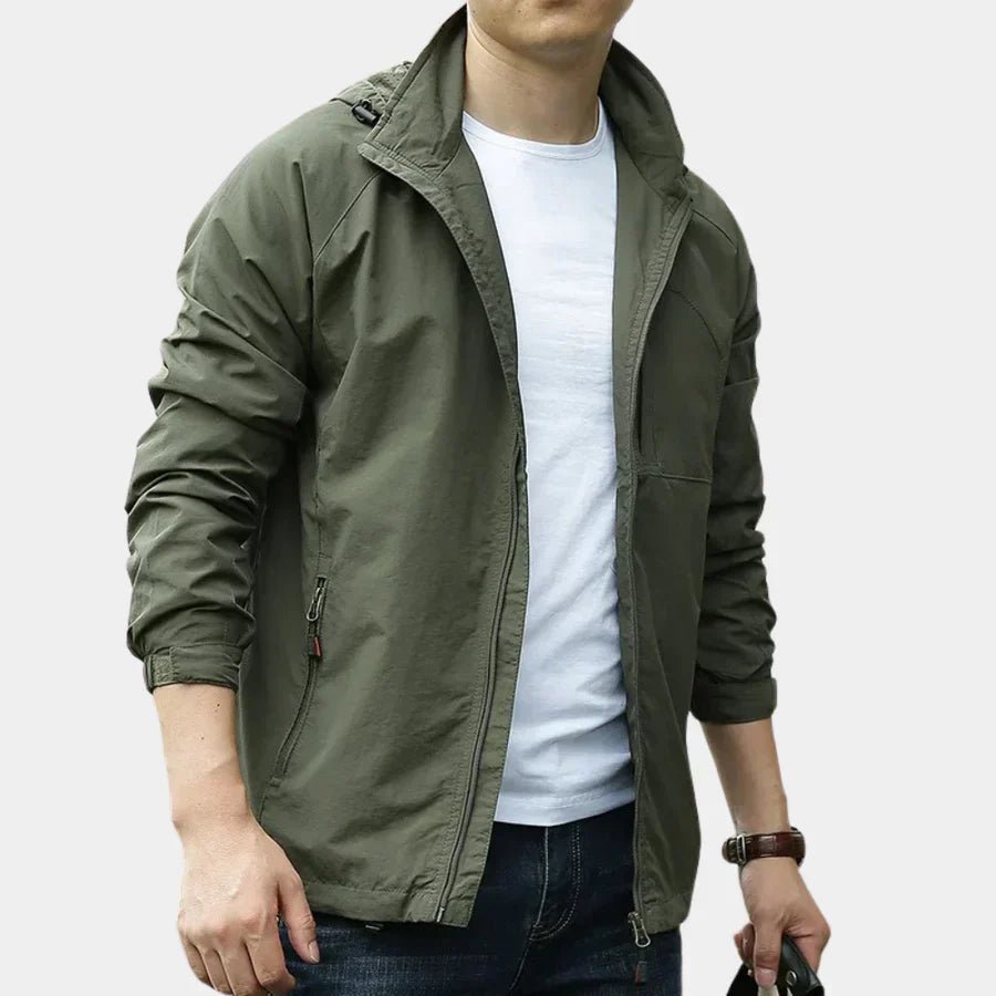 Men's Lightweight Breathable Cargo Jacket - Harren Cole