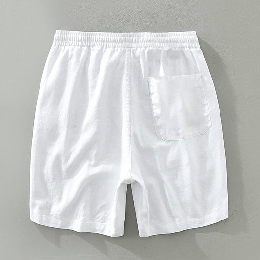 Men's Linen Islander Shorts Casual Summer Beachwear - Harren Cole