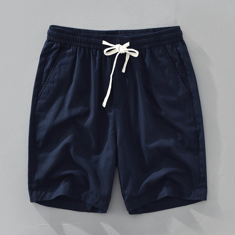 Men's Linen Islander Shorts Casual Summer Beachwear - Harren Cole