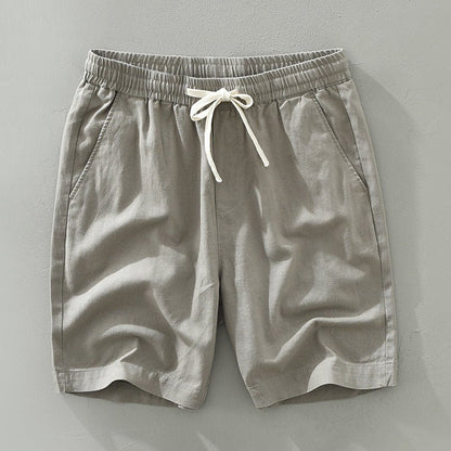 Men's Linen Islander Shorts Casual Summer Beachwear - Harren Cole