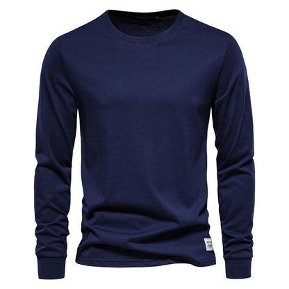 Men's Long Sleeve Crew Neck Shirt - Harren Cole