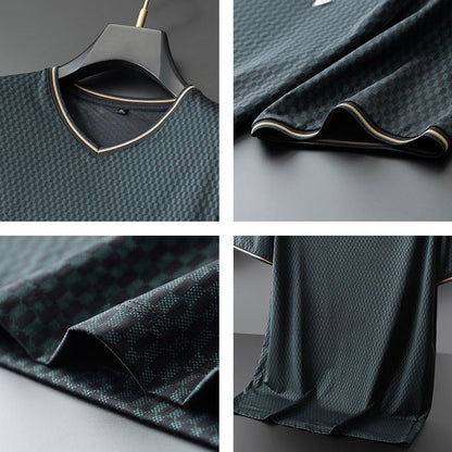 Men's Luxurious Crew Neck T-Shirt - Harren Cole