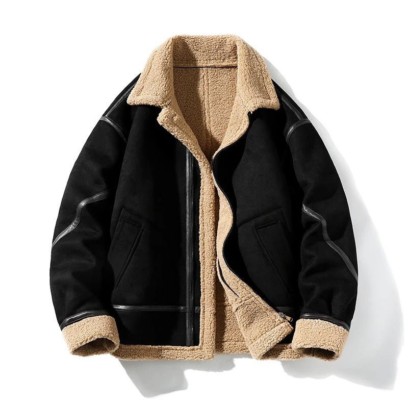 Men's Shearling Aviator Jacket - Harren Cole