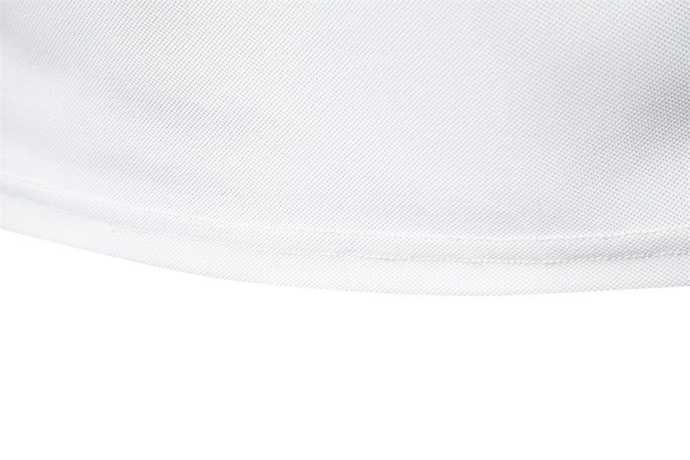 Men's Short Sleeve Polo Shirt with Striped Embroidery - Harren Cole