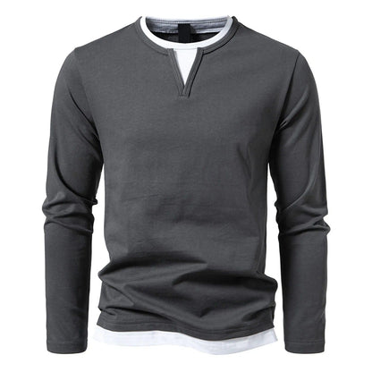 Men's Slim Fit Long Sleeve Casual Shirt - Harren Cole
