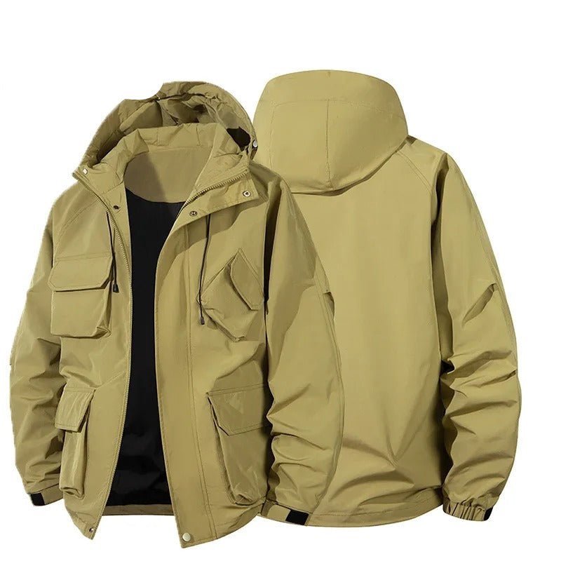 Men's Tactical Outdoor Jacket with Durable Water - Resistant Fabric - Harren Cole
