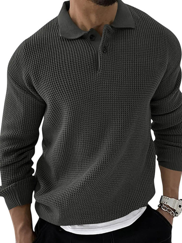 Men's Urban Slim Fit Knit Sweater with Shawl Collar - Harren Cole