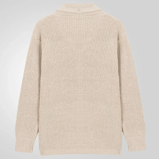 Men's V - Neck Cardigan Sweater - Harren Cole