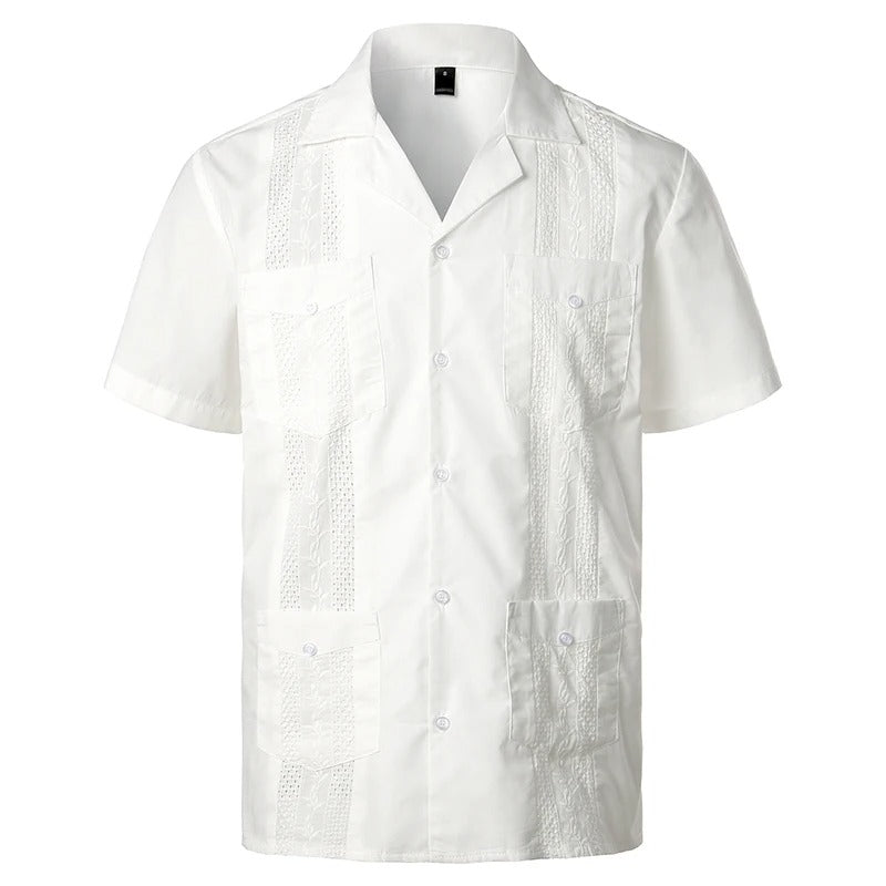 Men’s Vintage - Inspired Short - Sleeve Shirt - Harren Cole