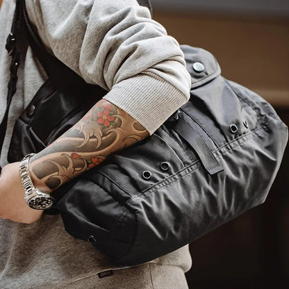 Military - Inspired Utility Shoulder Bag - Harren Cole