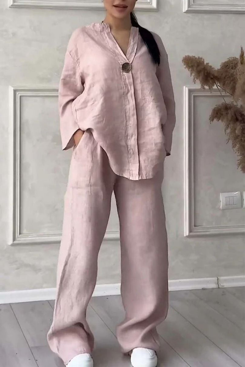 Natürliches Komfort Leichtes Atmungsaktives Stoffhemd - Livezo