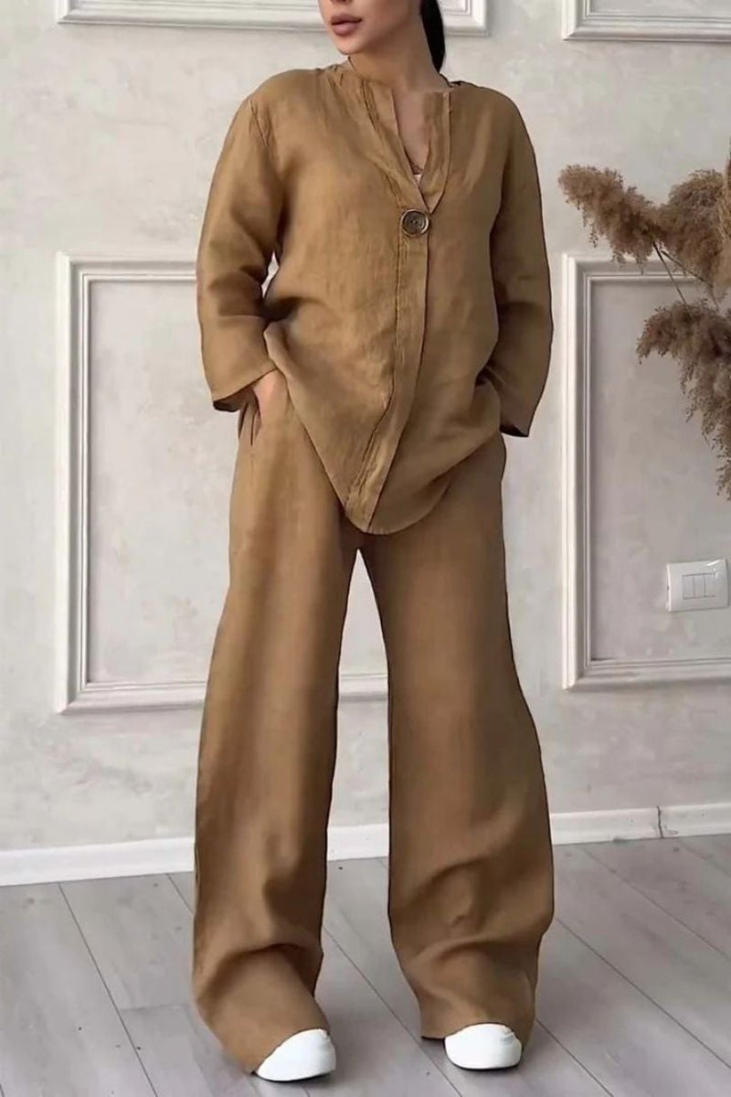 Natürliches Komfort Leichtes Atmungsaktives Stoffhemd - Livezo