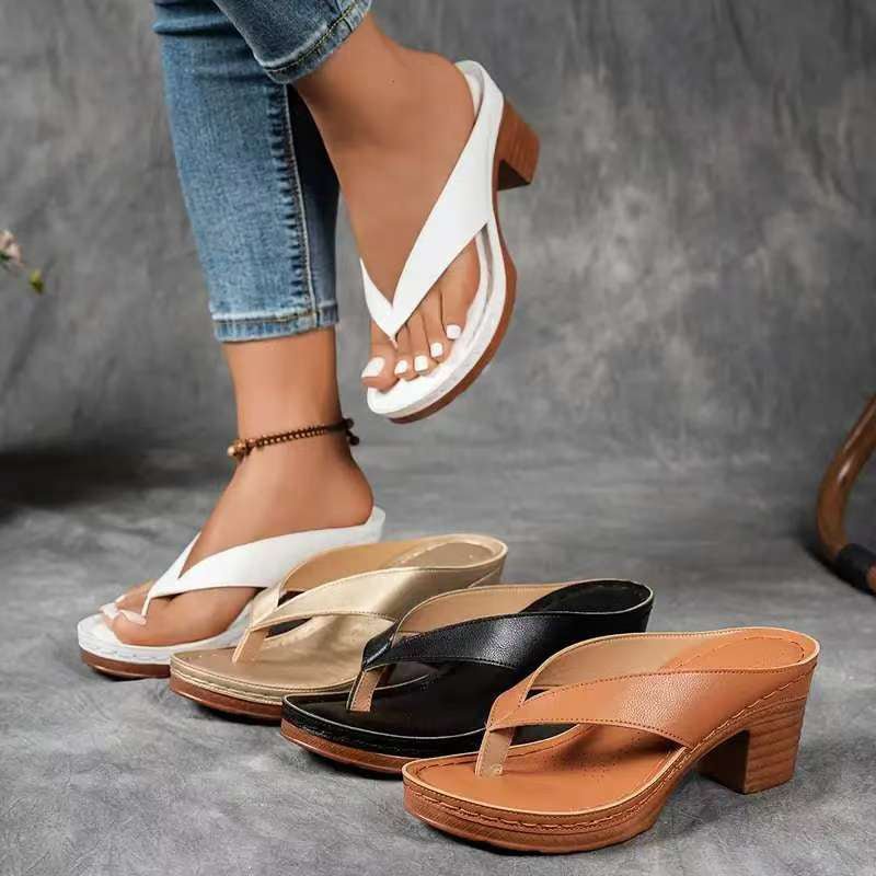 Orthopädische High Heel Sandalen für Damen Bequeme Stylische Schuhe - Livezo
