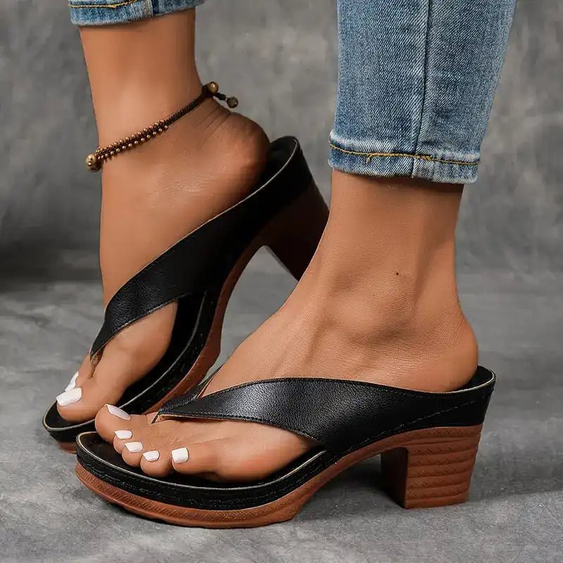Orthopädische High Heel Sandalen für Damen Bequeme Stylische Schuhe - Livezo