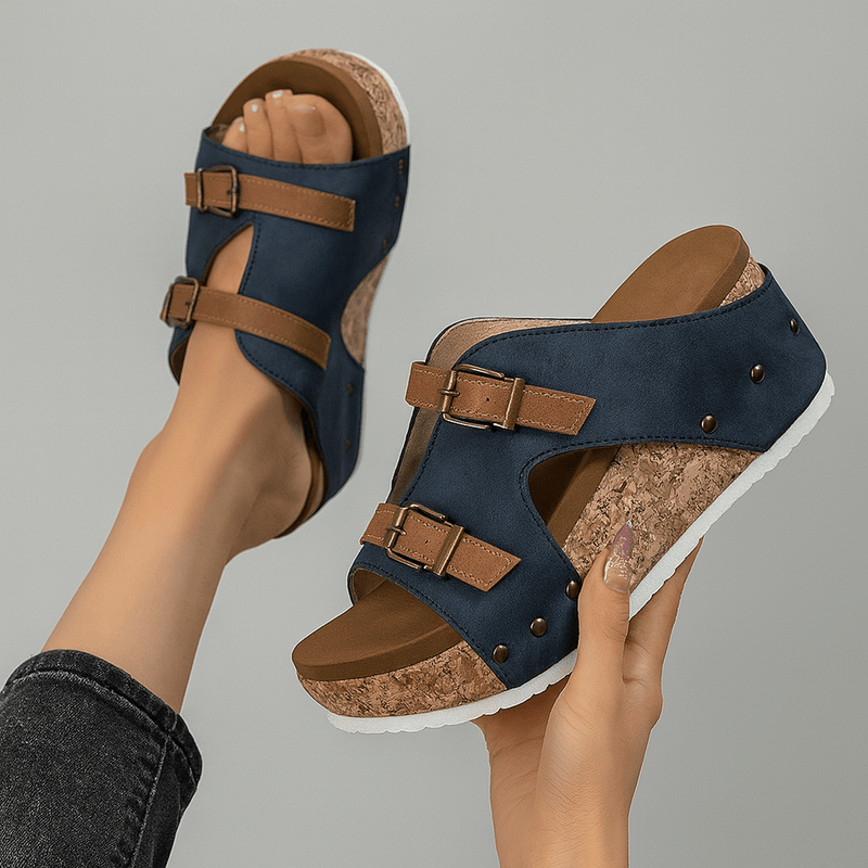 Orthopädische Keilsandalen für bequemen Halt - Livezo