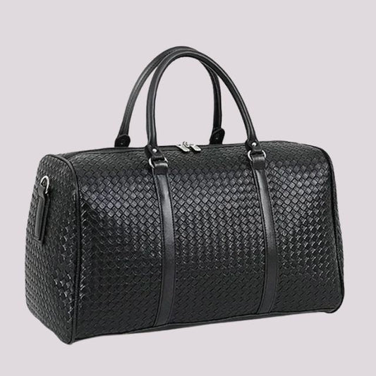 Padded Vegan Leather Duffel Bag - Harren Cole