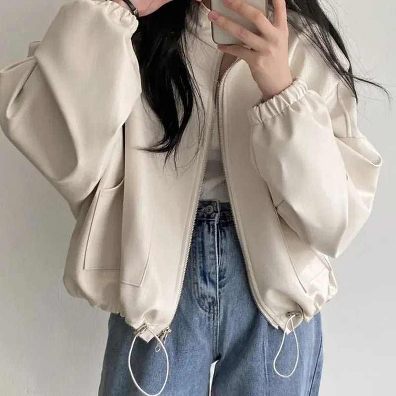 Personalisierte Hip - Hop PU - Lederjacke - Livezo