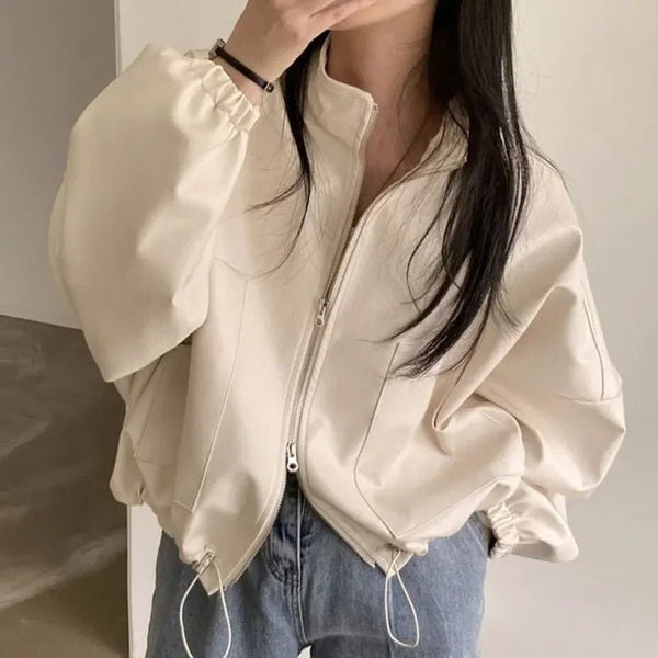 Personalisierte Hip - Hop PU - Lederjacke - Livezo