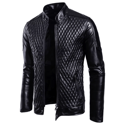 Quilted Bomber Jacket for Men - Harren Cole